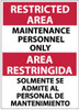 NMC ESRA15AB RESTRICTED AREA - MAINTENANCE PERSONNEL 