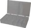 FLAMBEAU INC. K606 6 COMPARTMENT CLEAR SMALL PARTS BOX
