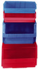 SCHAEFER LF201212.0BL1 PLASTICHOPPERSTACKINGBIN:BLUE