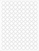 TAPE LOGIC LL141 3/4" WHITE CIRCLE LASER LABELS