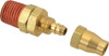 COILHOSE PNEUMATICS PSM53204 1/4 NPT, BRASS REUSABLE HOSE MALE SWIVEL