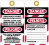 NMC SPLOTAG17 10 QTY 1 PACK 3" HIGH X 6" LONG, DANGER 