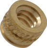 E-Z LOK TH-006-SV THREADED INSERT SPEC DR BRASS