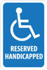 NMC TM39J RESERVED HANDICAPPED, HANDICAPPED SYMBOL