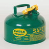 EAGLE MFG UI20SG SAFETY CANS, METAL - GREEN (OILS OR COMB