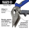 KLEIN TOOLS 86524 OFFSET HAND SEAMER, 3-INCH