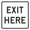 LYLE T1-1905-EG_18x18 EXIT SIGN 18 H 18 W ALUMINUM