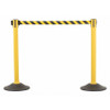 US WEIGHT U2055CYB BARRIER POST WITH BELT HDPE YELLOW PR