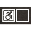 RAE STL-116-33903 PAVEMENT STENCIL 47 W 0.063 THICK 2 PCS