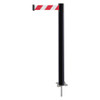 TENSABARRIER 884-33-STD-D3X-C SPIKE POST BLACK POST 43 H