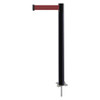 TENSABARRIER 884-33-STD-R7X-C SPIKE POST BLACK POST 43 H