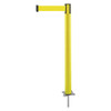 TENSABARRIER 884-35-STD-Y5X-C SPIKE POST YELLOW POST 43 H