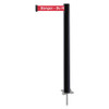 TENSABARRIER 884-33-MAX-RIX-C SPIKE POST BLACK POST 43 H