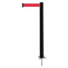 TENSABARRIER 884-33-MAX-R5X-C SPIKE POST BLACK POST 43 H