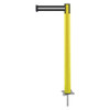 TENSABARRIER 884-35-STD-S3X-C SPIKE POST YELLOW POST 43 H