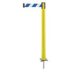 TENSABARRIER 884-35-MAX-D1X-C SPIKE POST YELLOW POST 43 H