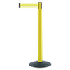 TENSABARRIER 875-35-STD-Y5-NV-C BARRIER POST WITH BELT YELLOW POST 38 H