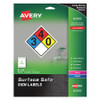 AVERY 7278261513 SAFETY SIGN 8 W X 8 H PK15