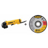 DEWALT TOOLS DWE43114N/DWA8951F ANGLE GRINDER W/ (25) ABRASIVE WHEELS