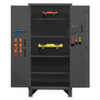DURHAM MFG CO HDCP244878-PB32-4S95 EXTRA HEAVY DUTY CABINET WITH PEGBOARD D