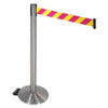 RETRACTA-BELT 334SASS-MYD BARRIER POST SATIN SS MAGENTA/YLW BELT