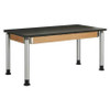 DIVERSIFIED WOODCRAFTS, INC. P8142K ADJUSTABLE TABLE WOOD FRAME 30 D