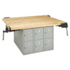 DIVERSIFIED WOODCRAFTS, INC. WB12-4V WORK STATION MAPLE METAL FRAME 33-1/4 H