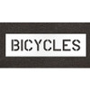 RAE STL-108-70618 PAVEMENT STENCIL BICYCLES