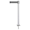 TENSABARRIER 884-32-MAX-S3X-C SPIKE POST WHITE POST 43 H