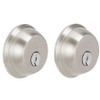 SCHLAGE B62N 619 KA4 DEADBOLT SATIN NICKEL DOUBLE CYLINDER