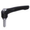 KIPP K0123.92A41X60 ADJUSTABLE HANDLE 3/8 -16 ZINC
