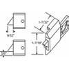 GRAINGER GLOBAL SOURCING 83-600BA-1 SLIDE LATCH TILT WINDOW 27/64 L