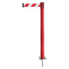 TENSABARRIER 884-21-STD-D3X-C SPIKE POST RED POST 43 H