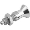 KIPP K0632.114516 SPRING PLUNGER M24X2 STAINLESS STEEL