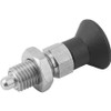 KIPP K0338.02308 SPRING PLUNGER M16X1.5 STAINLESS STEEL