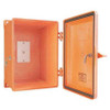 HUBBELL 255-003ORLD WEATHERPROOF PHONE ENCLOSURE ORANGE 15 H