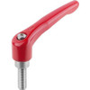 KIPP K0123.4A527X40 ADJUSTABLE HANDLE 1/2 -13 ZINC