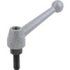 KIPP K0120.1A4X45 ADJUSTABLE HANDLE 3/8 -16 STEEL