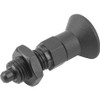 KIPP K0338.2410 SPRING PLUNGER M20X1.5 STEEL
