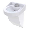 BESTCARE WH3775-3375L-0001 BATHROOM SINK WHITE D-SHAPED 15 X 12
