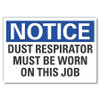 LYLE LCU5-0195-RD_14X10 DUST MASK NOTICE RFLCT LABEL,10INX14IN