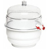 SCIENCEWARE F42025-0000 SPACE SAVER VACUUM DESICCATOR 10-3/4 DIA