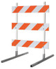 GRAINGER GLOBAL SOURCING 7Y499 BARRICADE TYPE III SNGL SIDE RIGHT SLANT