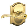 SCHLAGE F51A ACC 605 CAM LEVER LOCKSET MECHANICAL ENTRANCE GRD. 2