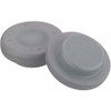 WHEATON INDUSTRIES INC. 224100-175 STRAIGHT PLUG STOPPER GRAY PK1000