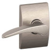 SCHLAGE F10 MNH 619 CEN LEVER LOCKSET MECHANICAL PASSAGE GRD. 2