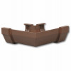 AMERIMAX HOME PRODUCTS T1503 GUTTER MITER, CONTEMPORARY, VINYL, BROWN