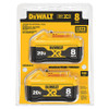 DEWALT TOOLS DCB208-2 LITHIUM-ION BATTERY 8.0AH 20V