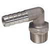 DIXON VALVE  COUPLING 1290808SS BARBED HOSE FITTING HOSE ID 1/2 NPT