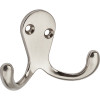 NATIONAL MANUFACTURING SALES CO. N325-522 WALL HOOK FOR CLOTHES, DOUBLE PRONG, SAT